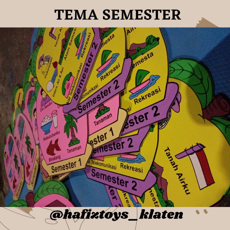 Jual PAPAN TEMA SEMESTER | Shopee Indonesia