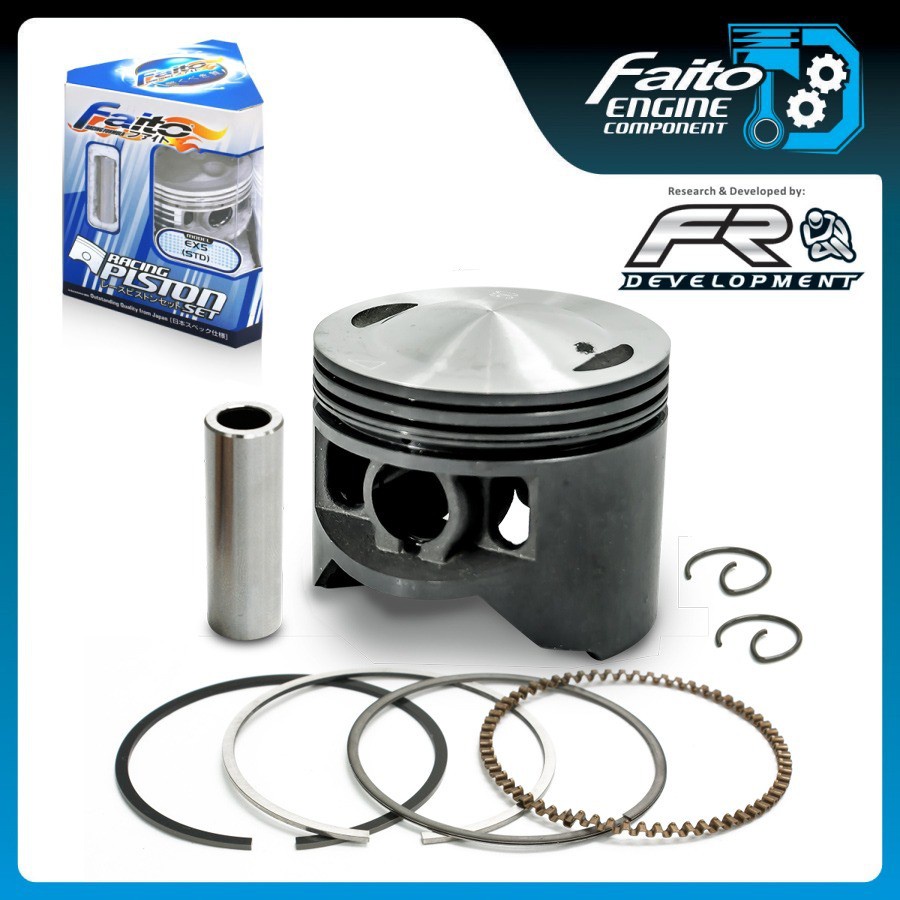 Jual FAITO Racing Piston Kit Casting 53.5 Pin 13 Supra X | Shopee Indonesia