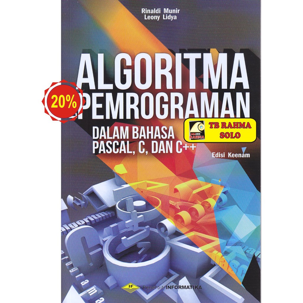 Jual Algoritma Dan Pemrograman Dalam Bahasa Pascal C Dan C Edisi Keenam ...