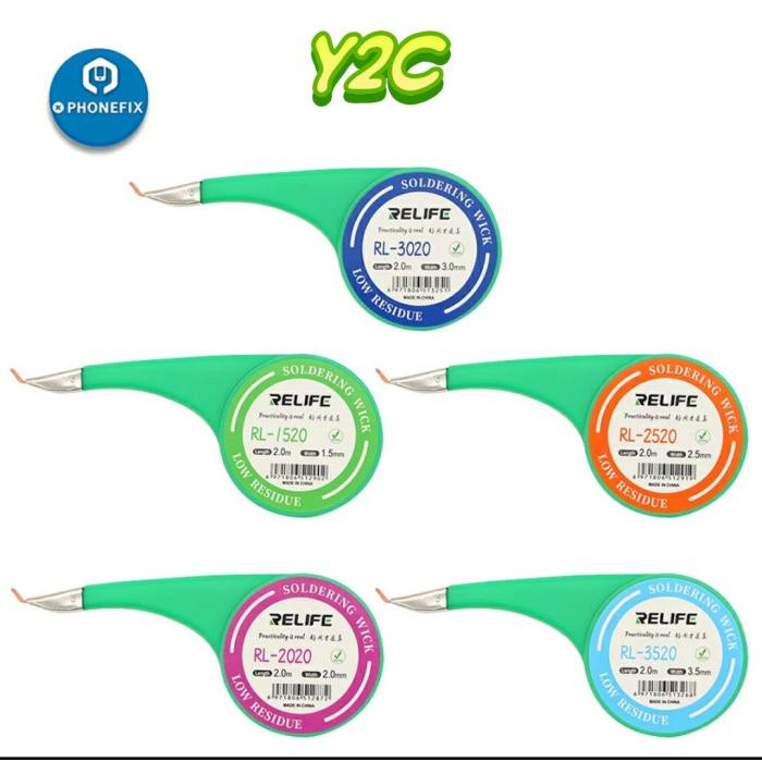 Jual SOLDER WICK / PITA SOLDER RELIFE RL1520 / PEMBERSIH TIMAH / ALAT