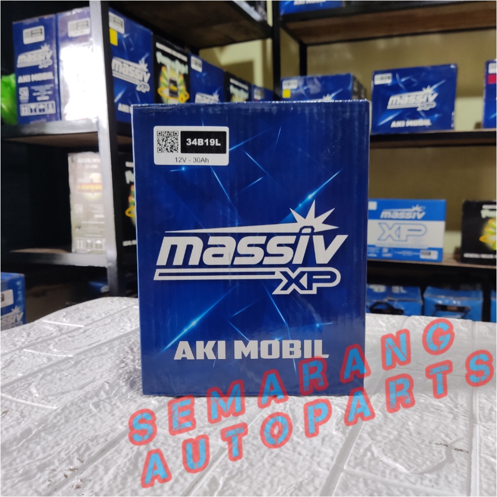 Jual ACCU AKI BASAH 34B19L 12V 30Ah MASSIV XP | Shopee Indonesia
