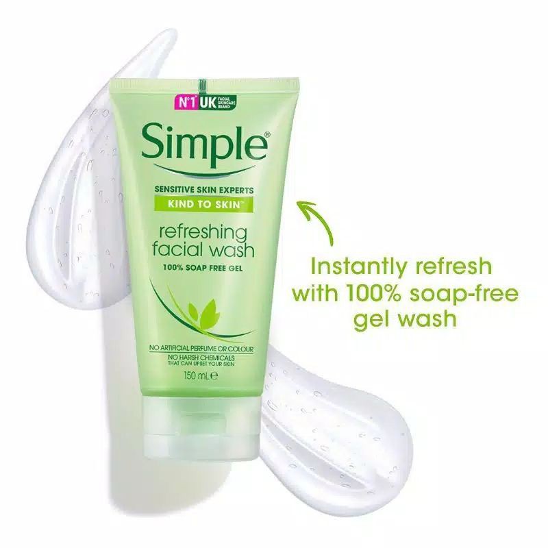 Jual Simple Kind To Skin Refreshing Facial Wash Gel 150ml Shopee Indonesia