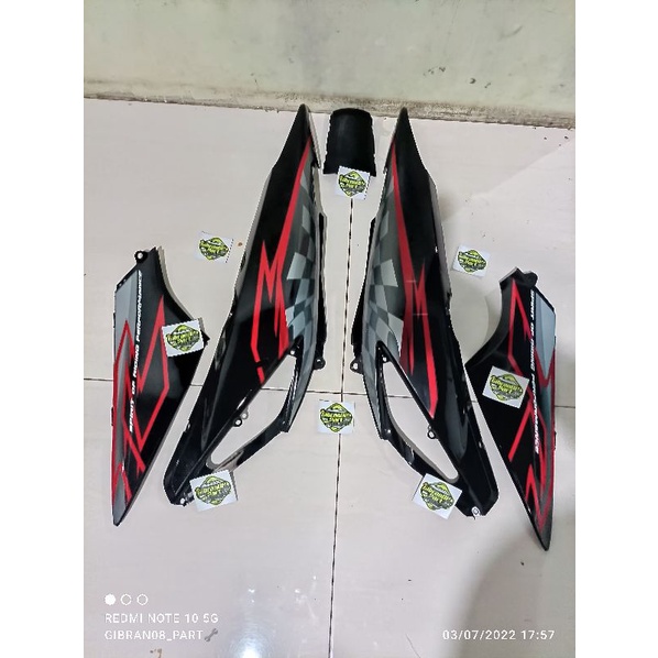 Jual COVER BODY BELAKANG HONDA SUPRA X 125 BATMAN BOK AKI SUPRA X 125