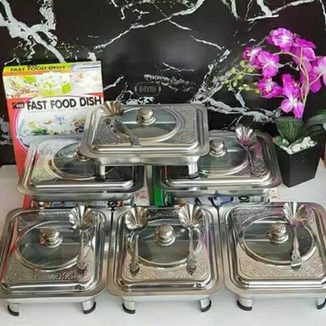 Jual 6 pc Prasmanan Tutup Separo Kaca Free Sendok hockway | Shopee ...