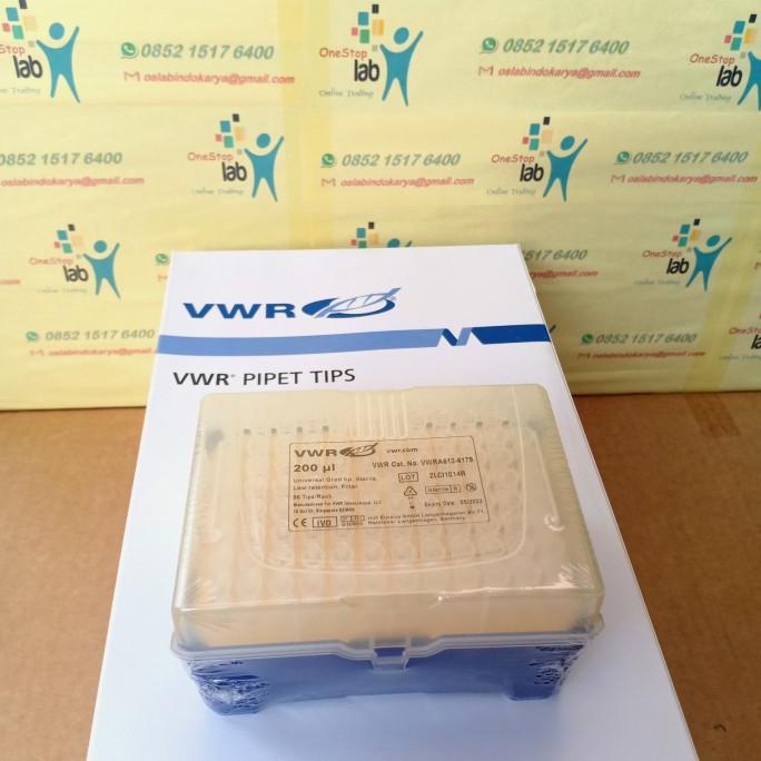 Jual VWR Filter tips 20 200 uL Sterile pipet tip for micropipette 96