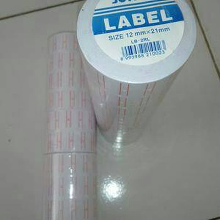 Jual Unik Refill Isi Sticker Label Labeler Joyko 1 Line Baris Size 12mm ...
