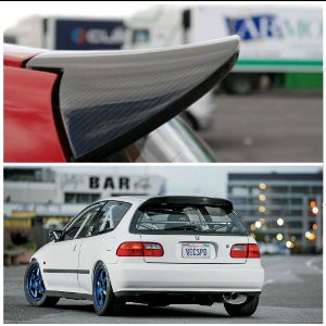 Jual spoiler wing spoon carbon honda civic estilo Termurah | Shopee ...