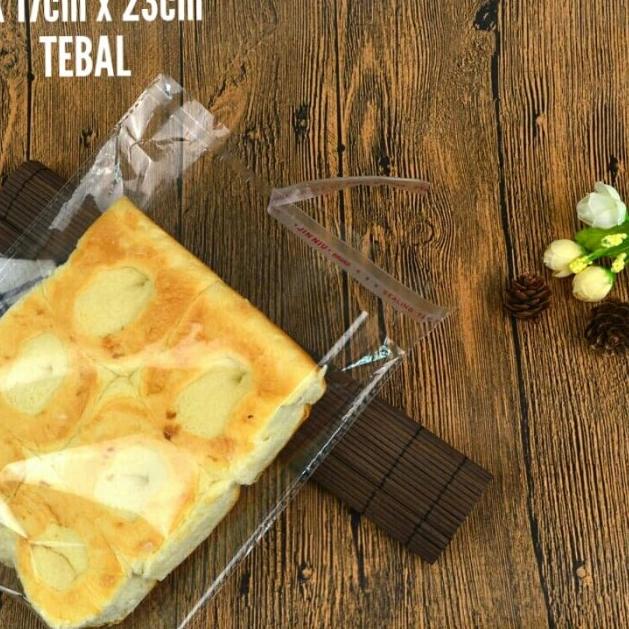 Jual plastik bungkus roti, cookies & acessories uk 17cm x 23cm (100 lbr ...