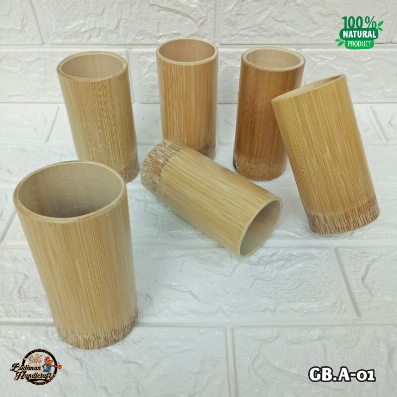 Jual Gelas Bambu Natural Type Gba 01 Shopee Indonesia 0269