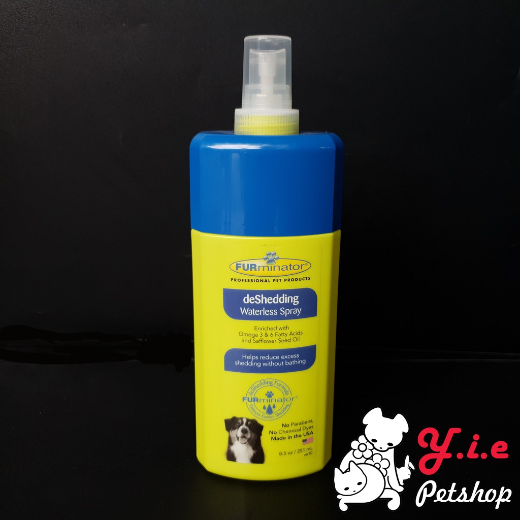 Deshedding waterless spray best sale