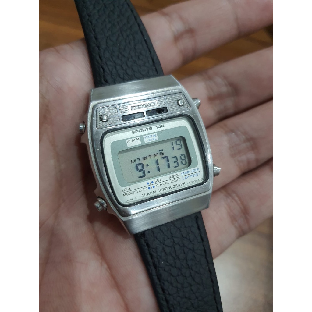Jual Seiko Sports 100 Alarm Chronograph (Original Rare) Shopee