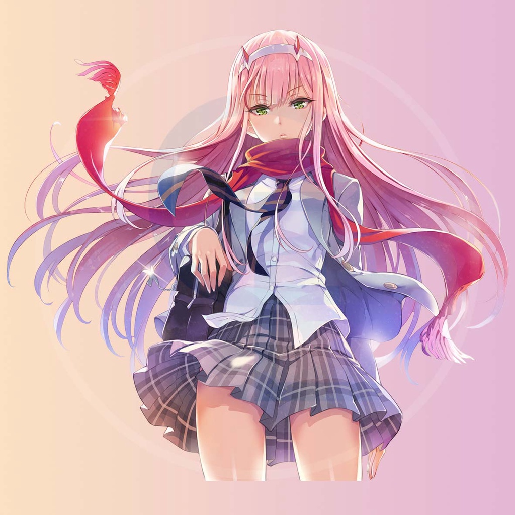 Jual Sticker Zero Two Tumblr Laptop Kawaii Anime Darling in the Franxx ...