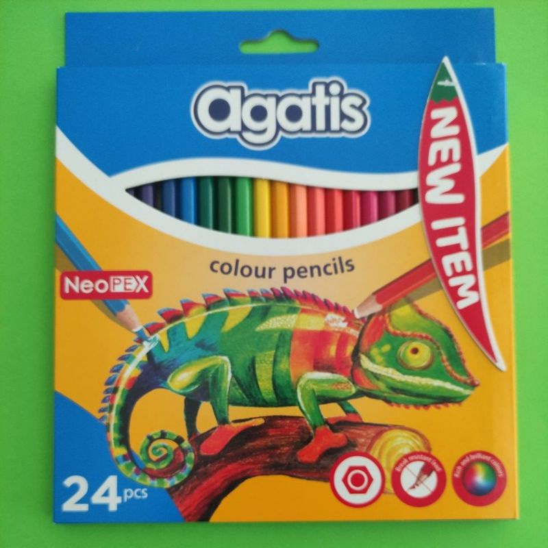 Jual Pensil Warna Agatis NeoPEX 24 WARNA | Shopee Indonesia