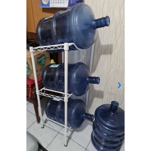 Jual Rak Galon susun / tempat galon / dispenser galon / lemari galon ...