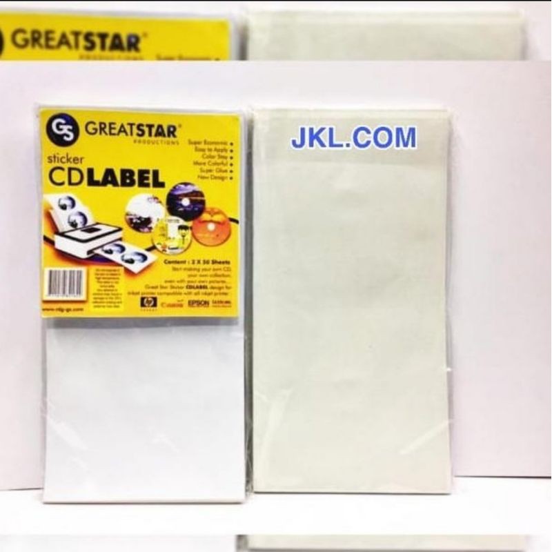 Jual label photo glossy great star label cd labeldvd | Shopee Indonesia