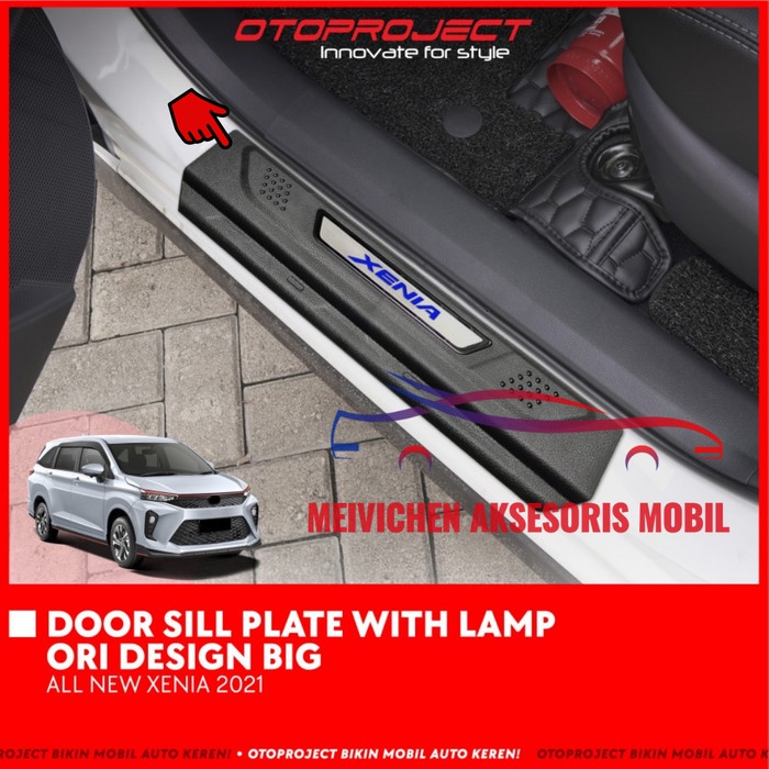 Jual DOOR SILL PLATE ALL NEW XENIA WITH LAMP ORI DESAIGN BIG 2021 2022