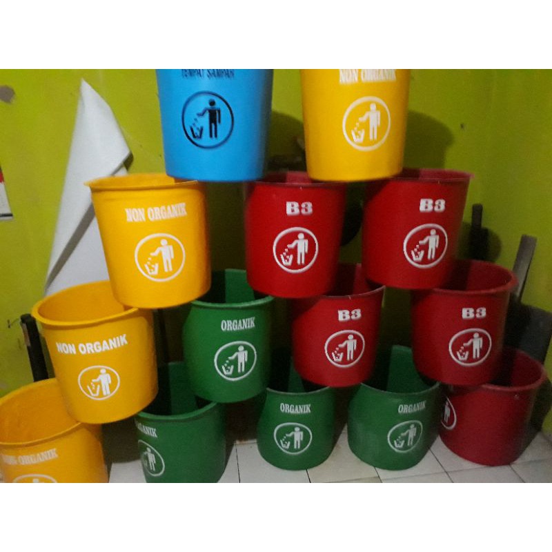 Jual Tempat Sampah Fiber Bulat Liter Shopee Indonesia