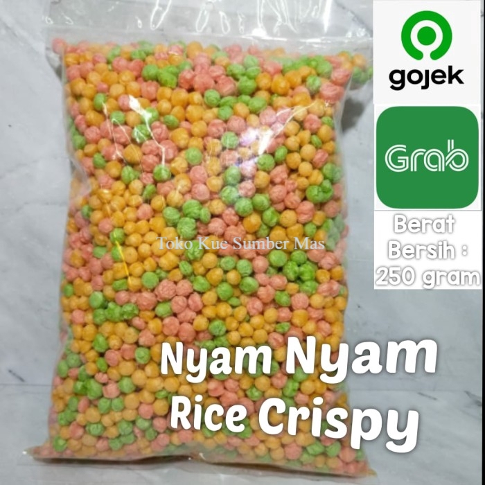 Jual Nyam Nyam Rice Crispy Kiloan Murah 250 Gram I Nyamnyam Rice