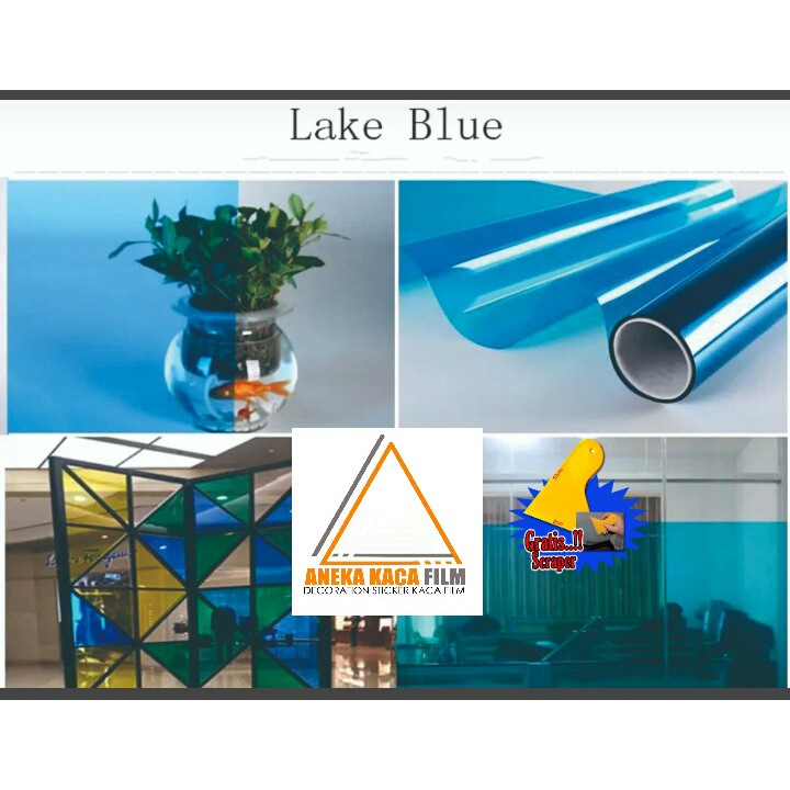Jual Stiker Kaca Film Riben Biru Glass | Shopee Indonesia