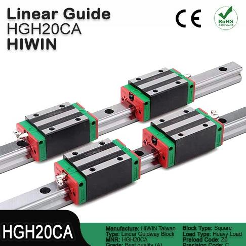 Jual HGH20CA Linear guide block - Original Hiwin Taiwan . | Shopee ...