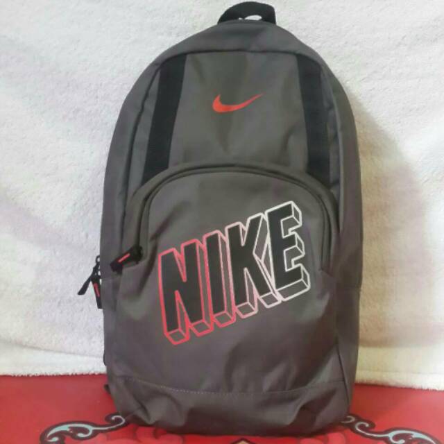 Jual Nike Classic Sand Backpack Abu size S 100 Original Shopee Indonesia