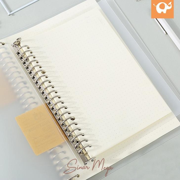 Jual Galery Simple Matte Cover File Binder A Loose Leaf Ring Binder