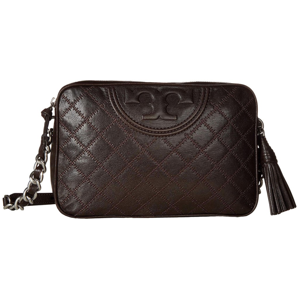 Tory burch fleming on sale distressed leather camera bag