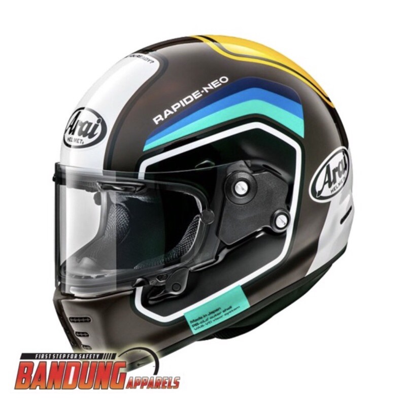 Jual Helm Motor Full Face Classic Arai Rapid Neo Number Brown Klasik ...