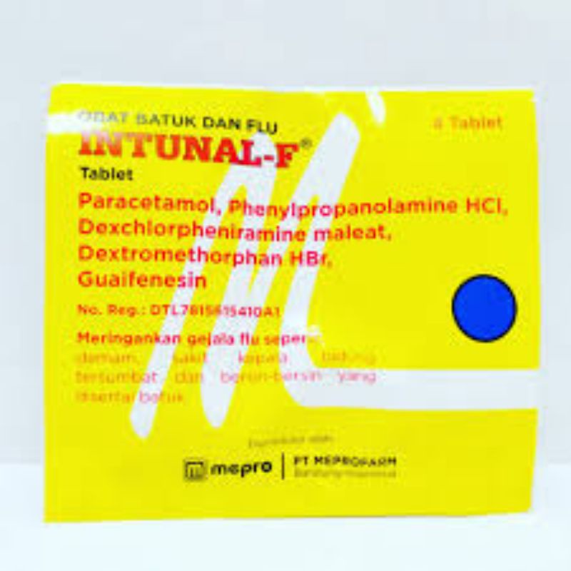 Jual Intunal Forte 1 strip 4 tablet | Shopee Indonesia