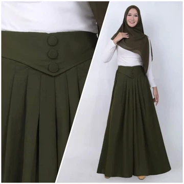 Kulot Lebar Bahan Wolfis Kulot Payung Woolpeach Kulot Kancing Bungkus Kulot Kerja Kuliah