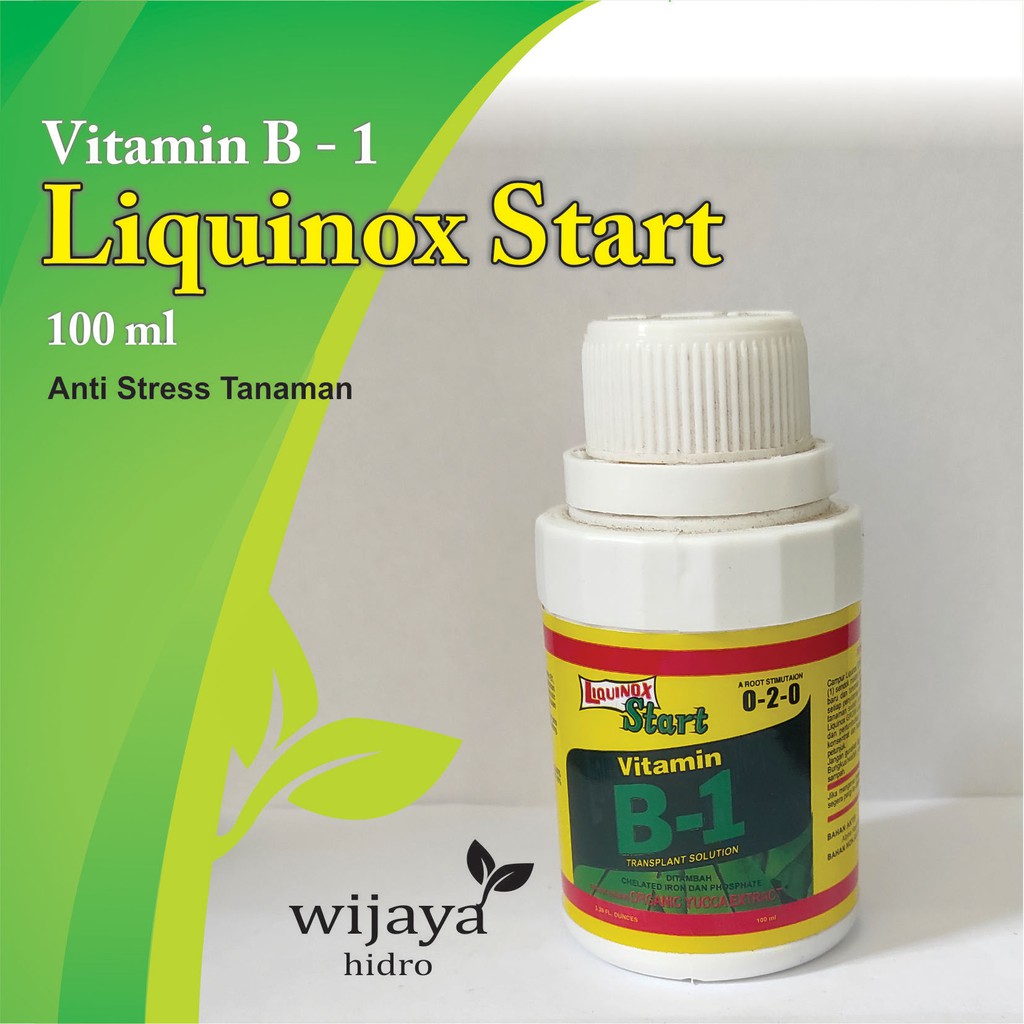 Jual Liquinox Start Vitamin B1 Pupuk Cair Tanaman Anti Stress - Kemasan ...