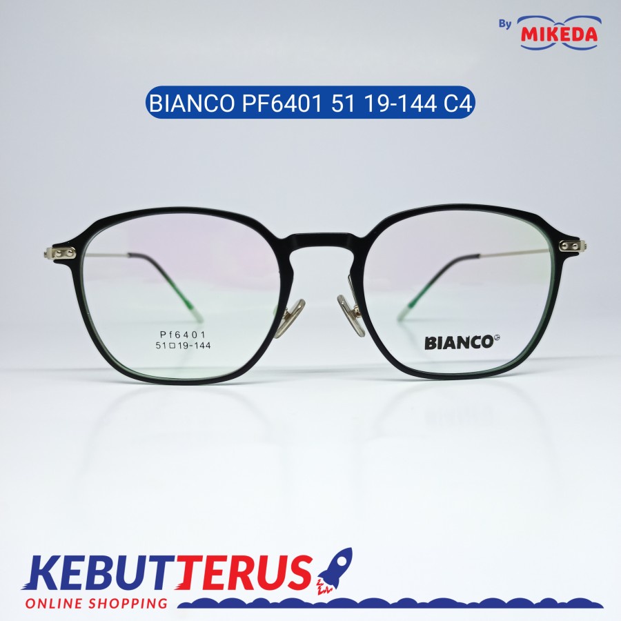Jual Mikeda-FRAME KACAMATA BIANCO PF6401 51 19-144 C4+LENSA(MINUS ...