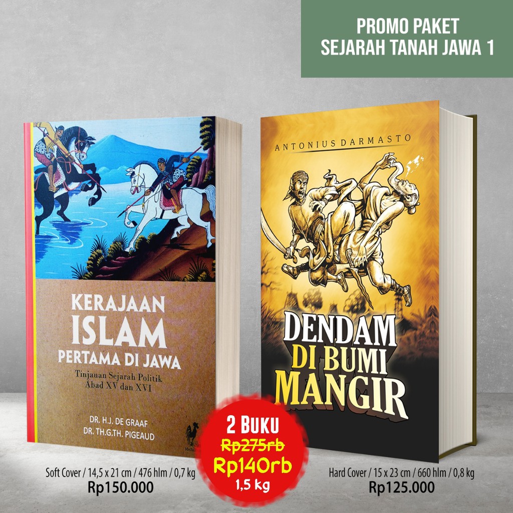 Jual Paket Buku Sejarah Tanah Jawa 1 (Dendam Di Bumi Mangir + Kerajaan ...