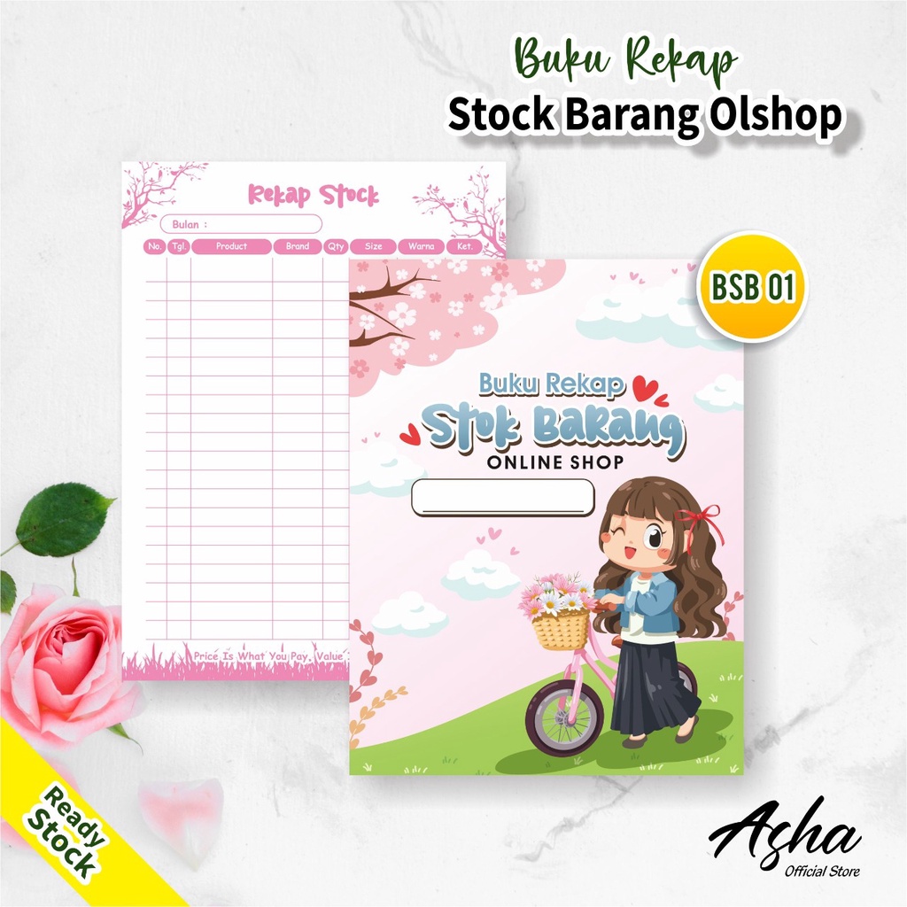 Jual BUKU REKAP STOCK BARANG - BUKU REKAP STOCK OLSHOP - BUKU REKAP ...