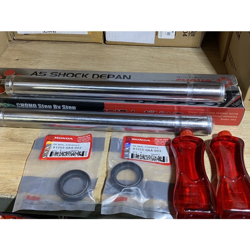 Jual AS + SIL SEAL SHOK SHOCK DEPAN SUPRA GTR 150 GTR150 Shopee Indonesia