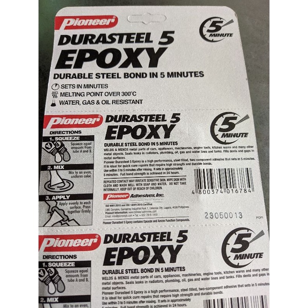 Jual Lem durasteel pioner 15gr lem knalpot lem radiator lem tahan panas ...