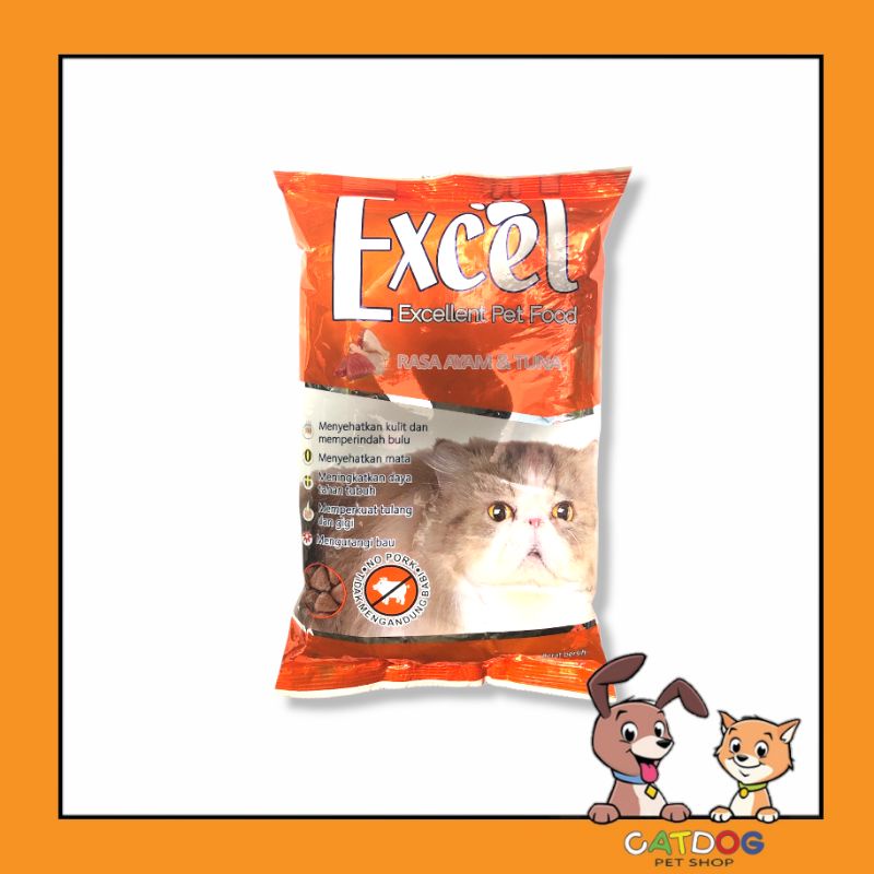 Jual Excel Ayam Tuna Kibble Segitiga 500gr | Shopee Indonesia