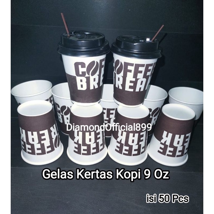 Jual Paper Cup 9 Oz Motif Isi 50pcs Gelas Kertas Kopi Shopee Indonesia 0181