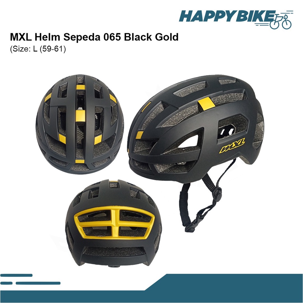 Jual MXL Helm Sepeda Lipat, Road Bike, MTB, 065 Bicycle Helmet Black