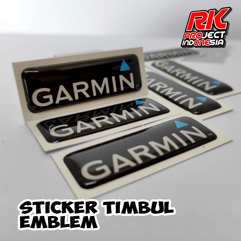 Jual GARMIN Sticker Timbul Emblem Resin Lentur | Shopee Indonesia