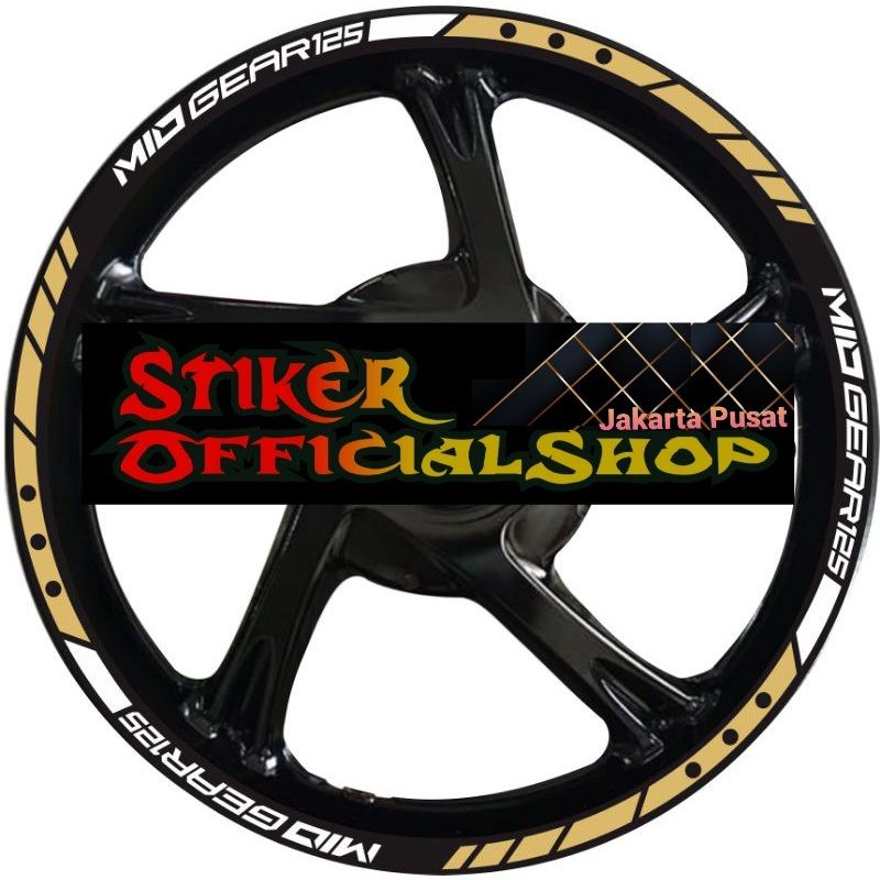 Jual Stiker velg lis roda cutting stiker yamaha mio gear 125 new ...