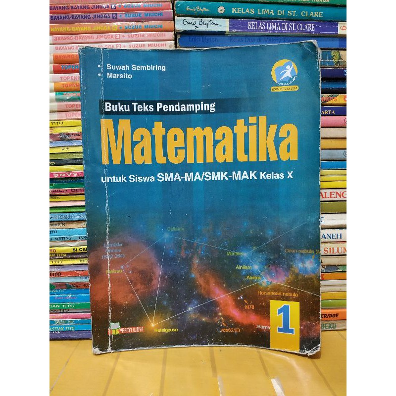 Jual Buku Teks Pendamping Matematika Untuk Siswa Sma Kelas X Kurikulum Revisi