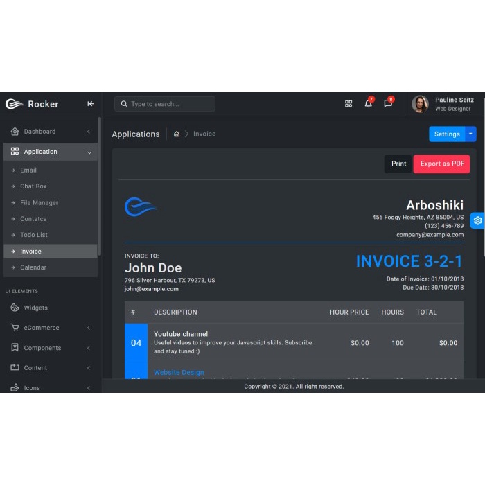 Jual Bootstrap 5 - Rocker v2.1 Premium Admin Dashboard Template (HTML ...