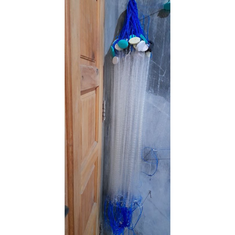 Jual Jaring ikan siap.pakai 1 1/4 in senar 0,12 mm tinggi 1,5 m dan ...