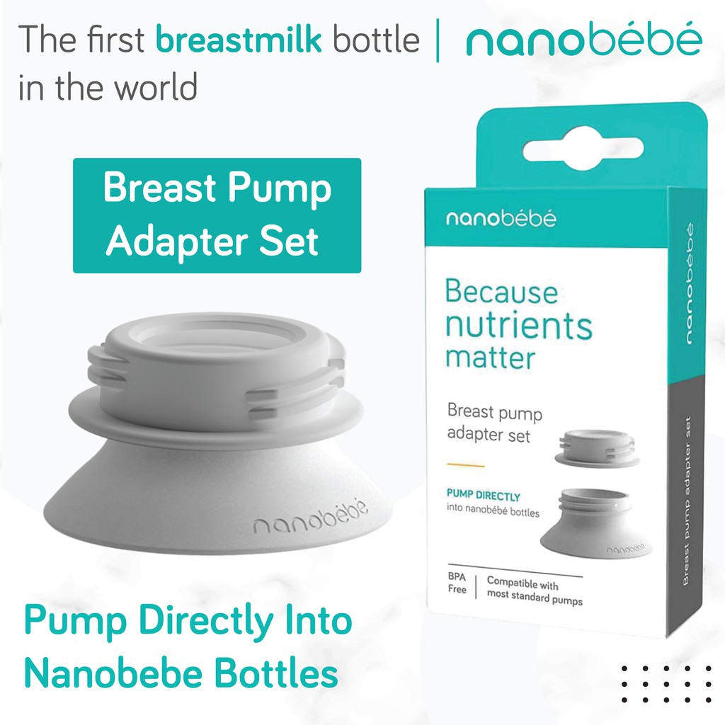 Nanobebe breast pump on sale compatible