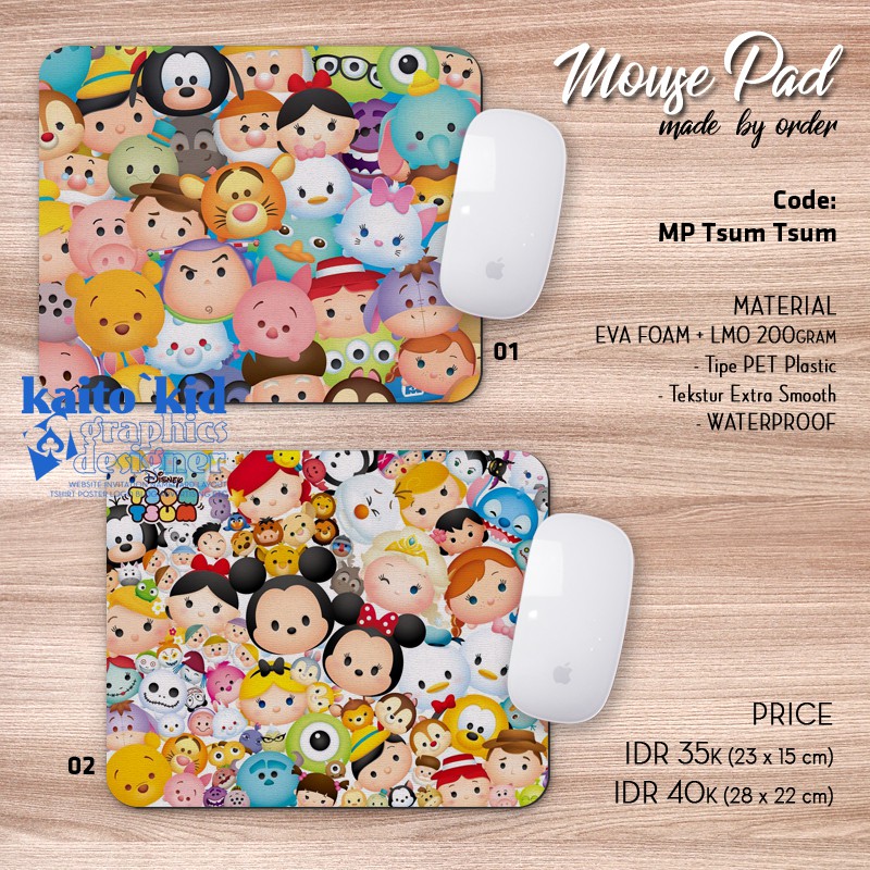 Jual Mouse Pad Lucu Unyu Custom Design Bebas Desain Sesuka2 Pemesan ...