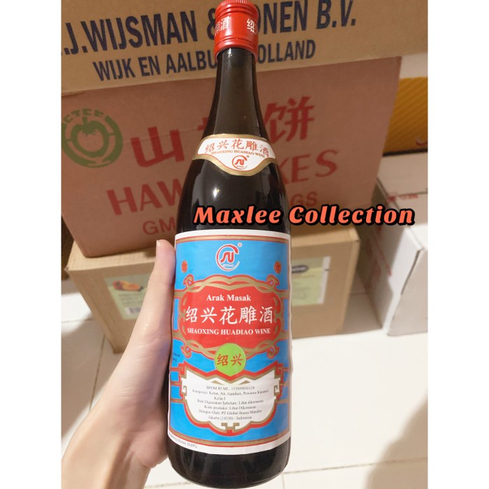 Jual COD Arak masak shaoxing rice wine 640 ml shao xing