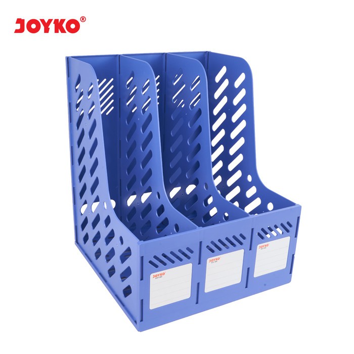 Jual Box File Keranjang Plastik Rakit 3 Susun Joyko BOF-3BE Blue Biru ...
