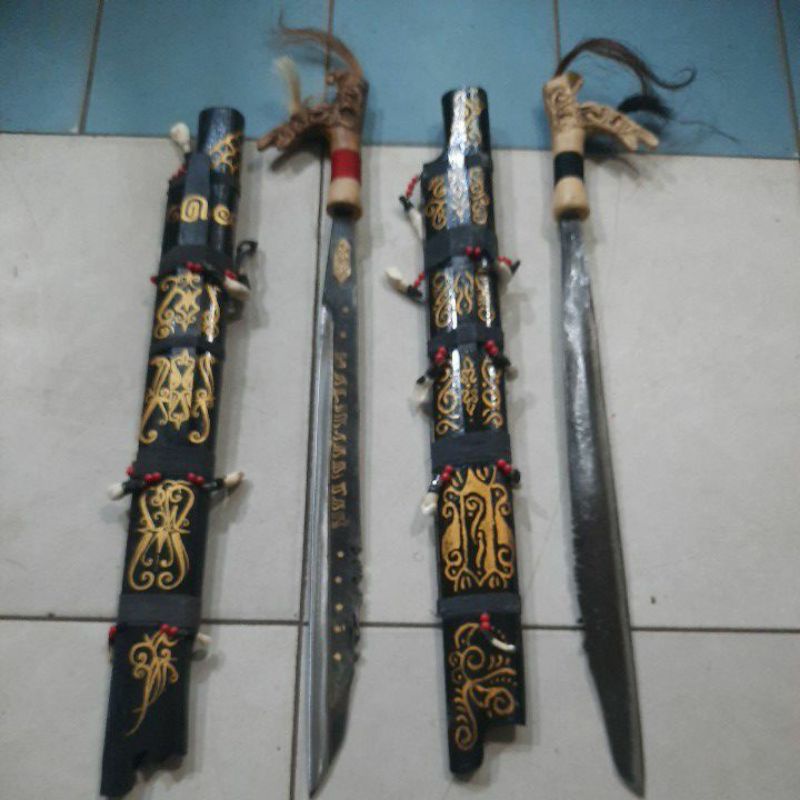 Jual Mandau Khas Dayak Kalimantan Shopee Indonesia 