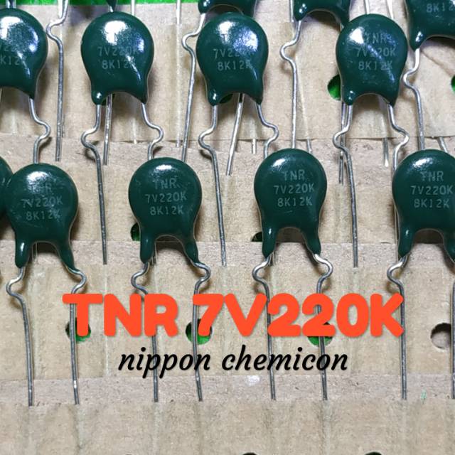 Jual Metal Oxide Varistor TNR 7V220K original nippon chemicon japan